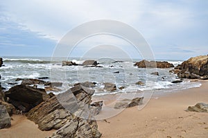 General view of La Pedrera Coast in Rocha, Uruguay photo