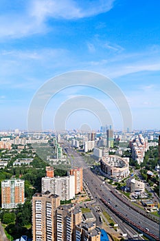 General view of Moscow city