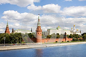 General view at Moscow kremlin in Russia