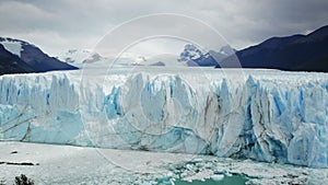 General view of the Perito Moreno Glacier in Los Glaciares National Park in Argentina