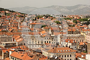 General view. rooftops. Split.Croatia