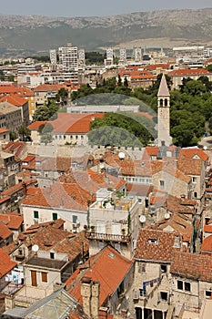 General view. rooftops. Split.Croatia