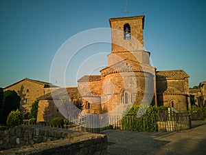 General view of Saint Mary`s church clocktower