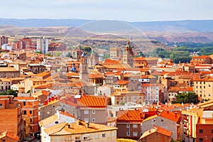 General view of Teruel in summer
