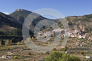 General view of the town of Bogarra photo