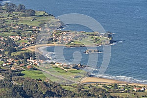 General view of the town La Isla in Spain photo