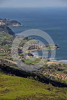 General view of the town La Isla in Spain photo