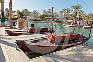 A general view of the world's first seven stars luxury hotel Burj Al Arab