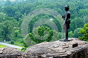 General Warren from Little Round Top in Gettysburg, Pennsylvania - image