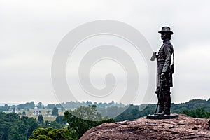 General Warren from Little Round Top in Gettysburg, Pennsylvania - image