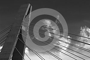 Generalitat bridge and the hillside of the Vinalopo River in Elche photo