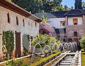 Generallife Alhambra White Palace Granada Andalusia Spain