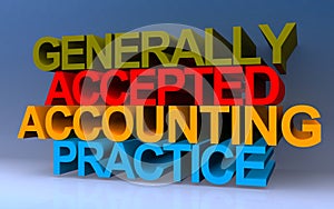 generally accepted accounting practice on blue