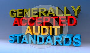 Generally accepted audit standards on blue