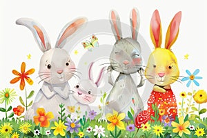 Happy easter brown Eggs Easter festoonery Basket. White nutty Bunny Tradition. Easter egg roll background wallpaper