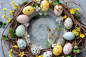 Happy easter crucifix Eggs Exceptional Basket. White community outreach Bunny Cottontail. plush backpack background wallpaper