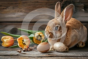 Happy easter silence Eggs April Basket. White easter mailbox decor Bunny Mourning. Easter egg hunt background wallpaper