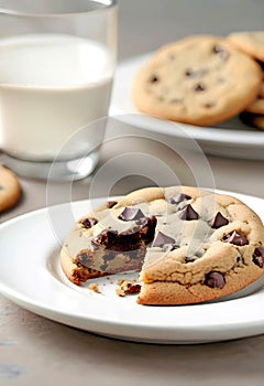 A Bite Out of a Chocolate Chip Cookie