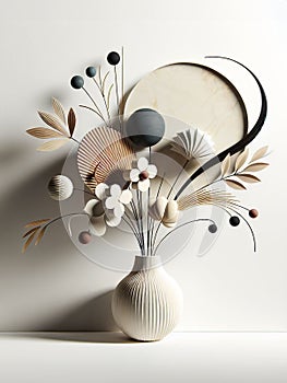 Serenity in SimplicitY - Beauty of Flowers in a minimalist jar.