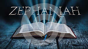 The book of ZEPHANIAH photo