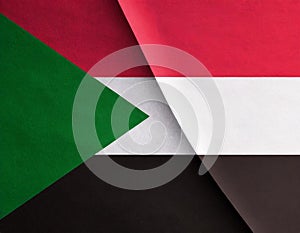 Sudan Flag. The National Flag of Sudan photo