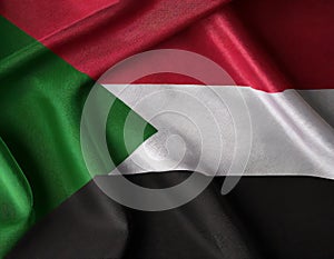 Sudan Flag. The National Flag of Sudan photo