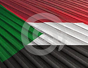 Sudan Flag. The National Flag of Sudan photo