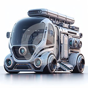 Sleek future mobility - Advanced concept van.