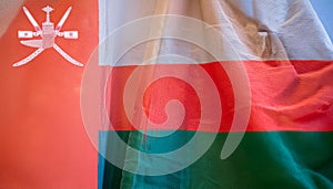 Oman Flag. The National Flag of Oman photo