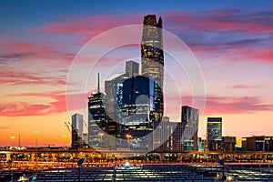 King Abdullah Financial District Riyadh. know as KAFD