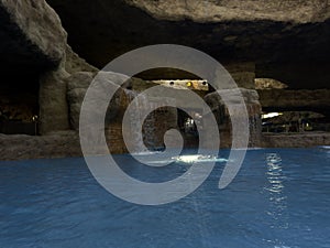 Desert Falls Water and Adventure Park Doha Qatar