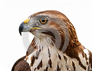 Hawk, isolated on a white background