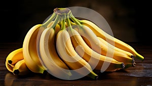 Pile of fresh bananas. Fresh healthy pile of bananas
