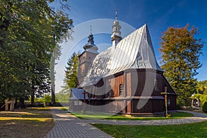 Wooden church in the village of Podole-Gorowa.