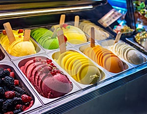 Italian fruit icecream.