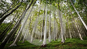 Serene Beech Forest Canopy