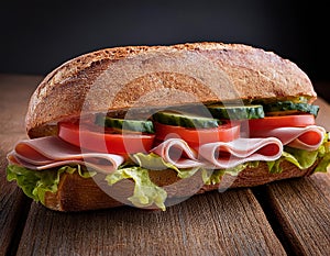 Cold Cuts Sandwich.