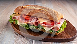 Cold Cuts Sandwich.