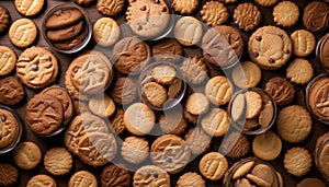 Cookies pattern - Food Pattern - Generated by Ai.