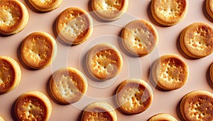 Crumpet pattern - Food Pattern - Generated by Ai.