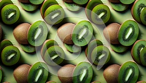 Kiwi - Food Pattern - Generated by Ai.