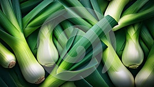 Leek - Food Pattern - Generated by Ai.
