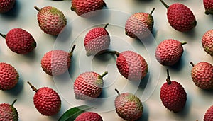 Lychee - Food Pattern - Generated by Ai.