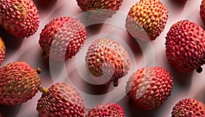 Lychee - Food Pattern - Generated by Ai.