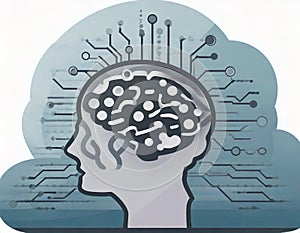 Artificial Intelligence (A.I.) Icon.