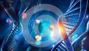 DNA background. DNA abstract background - 3d render