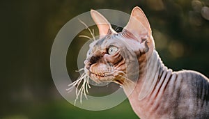 Sphynx Cat. Beautiful sphynx photo
