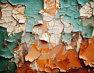 Cracked and Peeling Paint Texture