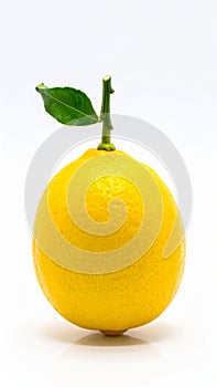 Lemon on the with isolated background