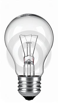 Light bulb isolated on white
